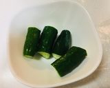 簡単！きゅうりの塩昆布、ごま、おかか和え作り方2写真