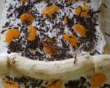 バナナとチョコとオレンジのロールケーキ♪作り方10写真