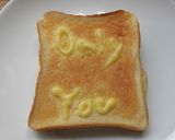君だけに♫　　（トースト）作り方1写真