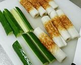 きゅうり竹輪とチーズの肉巻き作り方1写真
