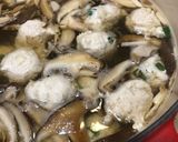 鶏だんごと春雨の中華風スープ 〜 無化調作り方4写真