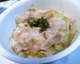 キャベツと豚しゃぶ肉のレンジ蒸し作り方7写真