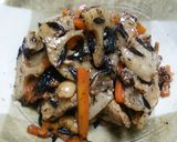 豚コマ肉と根菜と豆とひじき♪作り方8写真