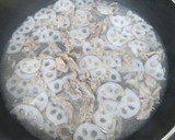 作り置きに！蓮根と牛肉の白だしさっと煮作り方3写真