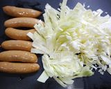 簡単！シャウエッセンとキャベツのカレー煮作り方1写真