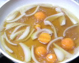 ●にんじんと玉ねぎとさつま芋の煮物●作り方5写真