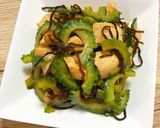 味付け簡単！鶏胸肉とゴーヤの塩昆布炒め作り方7写真