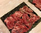 ナスじゃないよ！くるくる豚コマ海苔巻き串作り方2写真
