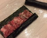 ナスじゃないよ！くるくる豚コマ海苔巻き串作り方3写真