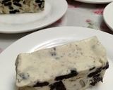 オレオと胡桃とラムレーズンのアイスケーキ作り方4写真