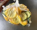 【白だしで簡単】ズッキーニのにんにく漬け作り方5写真