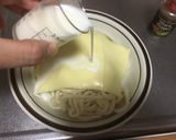 レンジで簡単カルボナーラうどん作り方3写真