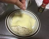 レンジで簡単カルボナーラうどん作り方4写真