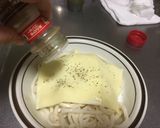 レンジで簡単カルボナーラうどん作り方5写真