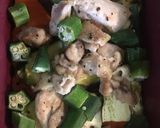 鶏肉・茄子・オクラのヘルシー蒸し作り方5写真