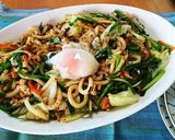 野菜たっぷり塩焼うどん作り方6写真
