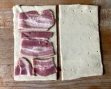 スティックベーコンチーズパイ作り方1写真