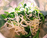 ほうれん草ともやしの海苔ずあえ作り方2写真