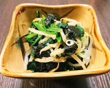 ほうれん草ともやしの海苔ずあえ作り方5写真