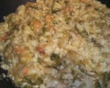 ネギと海老の崩し豆腐作り方6写真