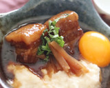 絶品！メレンゲと山芋のふわとろ豚角煮作り方4写真