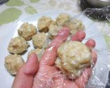 ◆イガグリみたいな鶏ひき肉の揚げだんご♪作り方4写真