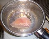 つまみにGoo^m^ウドと鶏の和え物♪作り方3写真