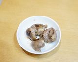 １人前で２８円。レバーのピリ辛甘露煮作り方3写真