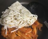 リメイク・エビチリうどん作り方2写真