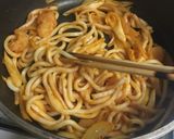 リメイク・エビチリうどん作り方4写真