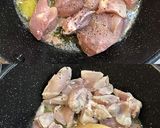 サワークリームのチキンストロガノフ作り方2写真