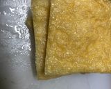 春雨の黒酢炒め油揚げ包み焼き作り方3写真