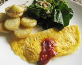 朝食やブランチに♪サワークリームオムレツ作り方6写真