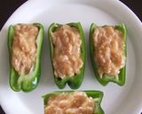 お弁当にも◎♪ふんわりツナ詰めピーマン作り方3写真
