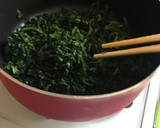 乾燥ほうれん草で簡単、我が家の卵とじ！作り方3写真