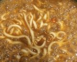 めんつゆ＆レトルトカレーでカレーうどん作り方3写真
