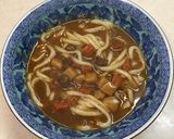 めんつゆ＆レトルトカレーでカレーうどん作り方4写真