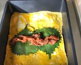 梅と大葉の卵焼き作り方1写真