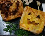 油揚げを使ってハロウィン　パイ風作り方11写真