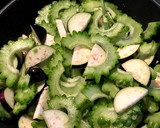 ゴーヤーナス鶏そぼろの和風炒め煮作り方5写真
