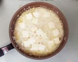 とろろでトロトロ❀白だし麻婆豆腐作り方4写真