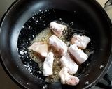 豚ロース肉の黒酢酢豚作り方4写真