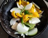 豚ロース肉の黒酢酢豚作り方5写真