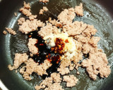 ししとうとナスの挽肉炒め作り方4写真