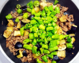 ししとうとナスの挽肉炒め作り方7写真