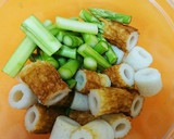 激うま♡アスパラとちくわの甘辛塩昆布漬け作り方1写真