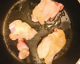 風邪のときに♡鶏肉ときのこの生姜あんかけ作り方2写真
