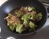 しめじとレタスのマヨパスタ作り方4写真