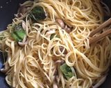 しめじとレタスのマヨパスタ作り方5写真