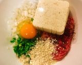 簡単水切り不要☆やわらか豆腐ハンバーグ作り方2写真